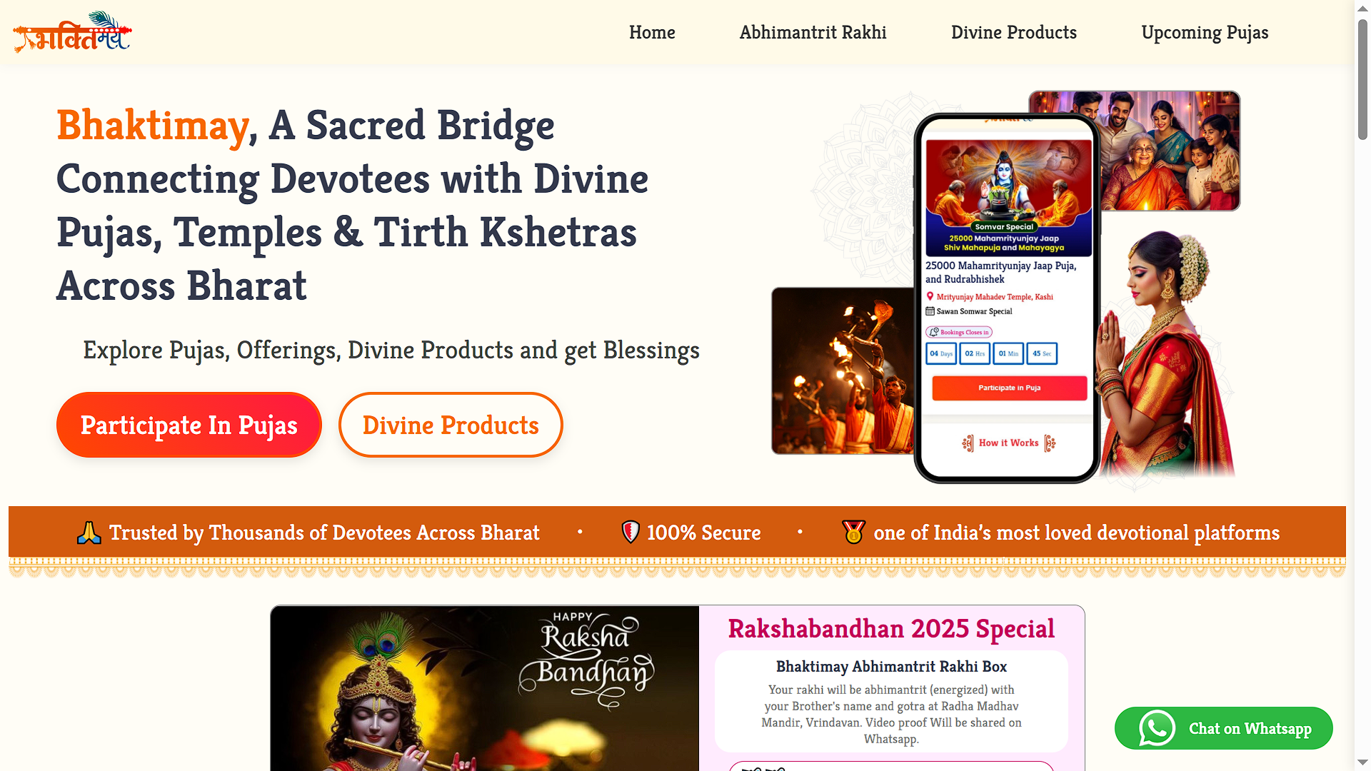 Bhaktimay sacred platform